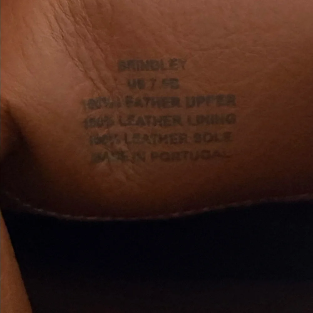 Polo Ralph Lauren Brindley Tan Suede Boot with stacked heel Size 7.5 - Picture 8 of 8